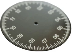 Jasně vytištěná smaltovaná ciferník