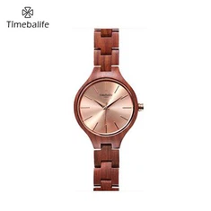 Ženy Cherry Wood Watch